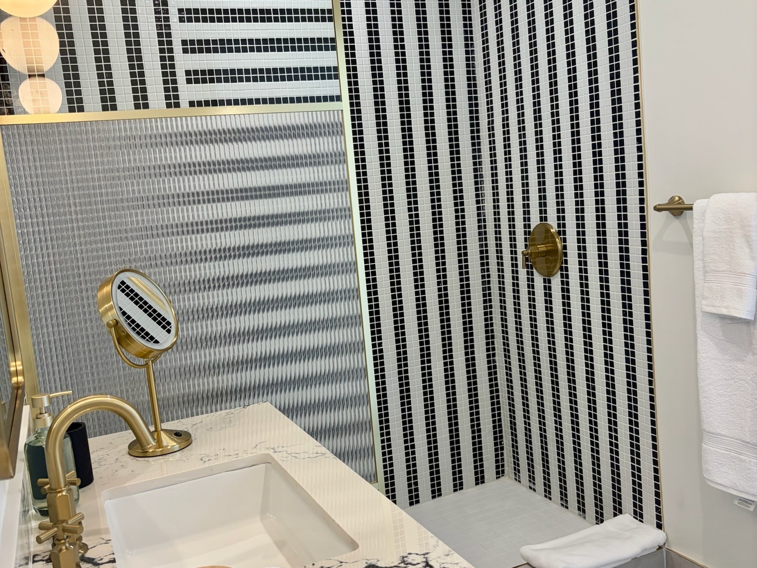 Master bath walk-in shower