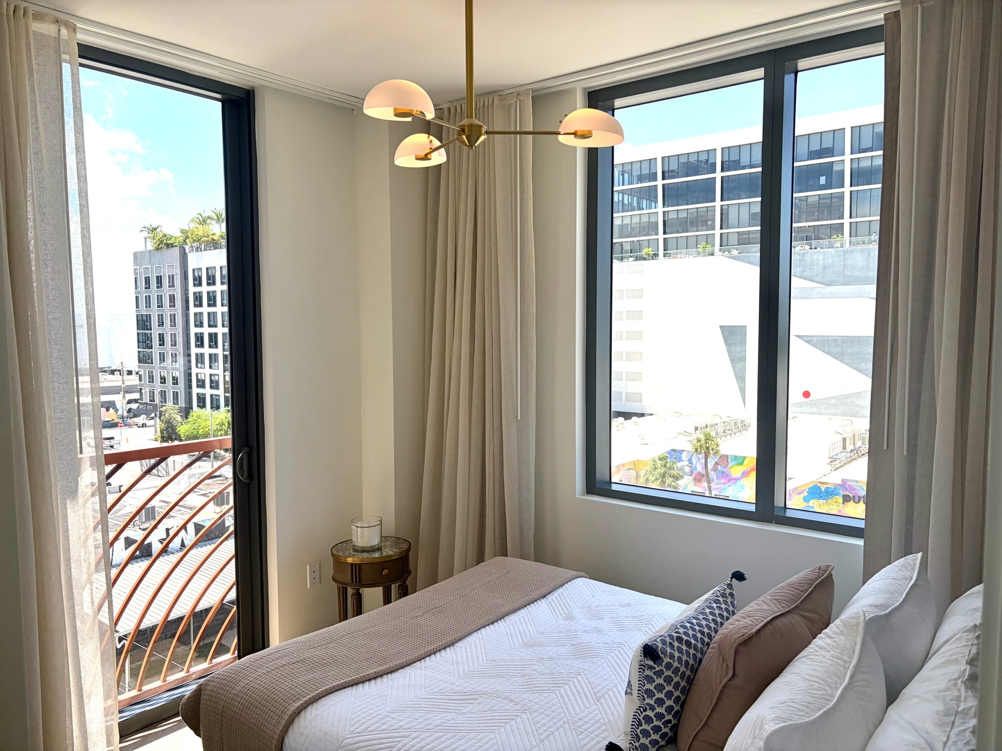 Master bedroom Wynwood view